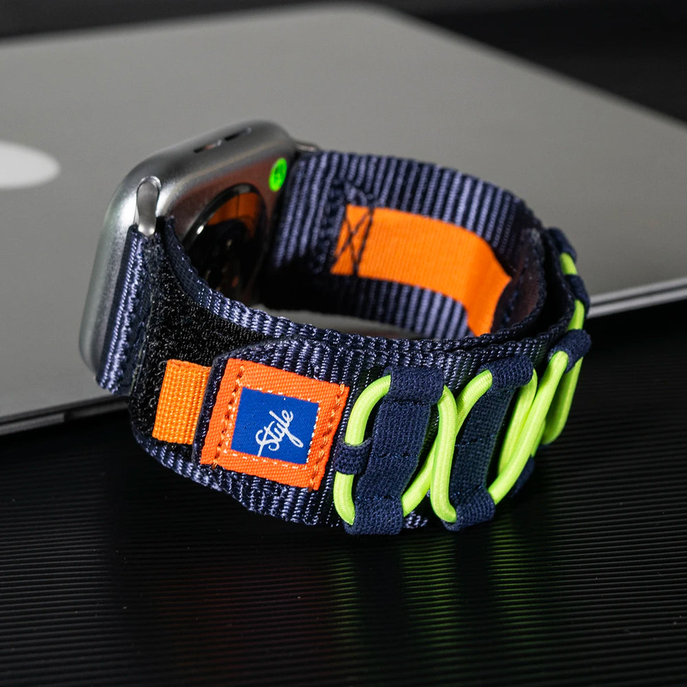 Apple Watch Nylon Tactical Band - Sport Strap for 49mm to 42mm Models