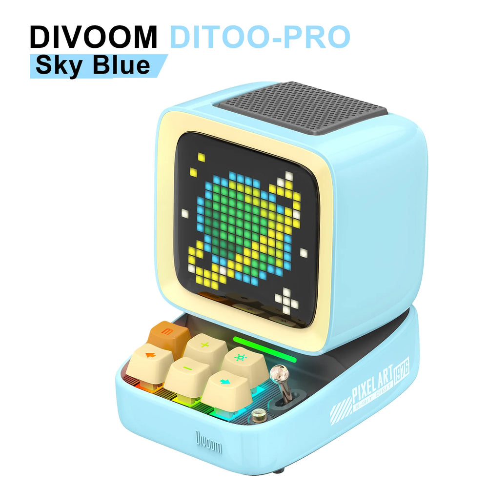 Divoom Ditoo-Pro Bluetooth Speaker - Pixel Art LED Alarm Clock