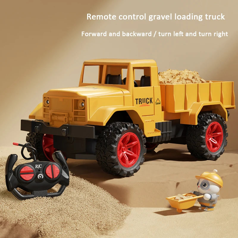 Alloy RC Excavator - Lights and Sound Engineering Vehicle