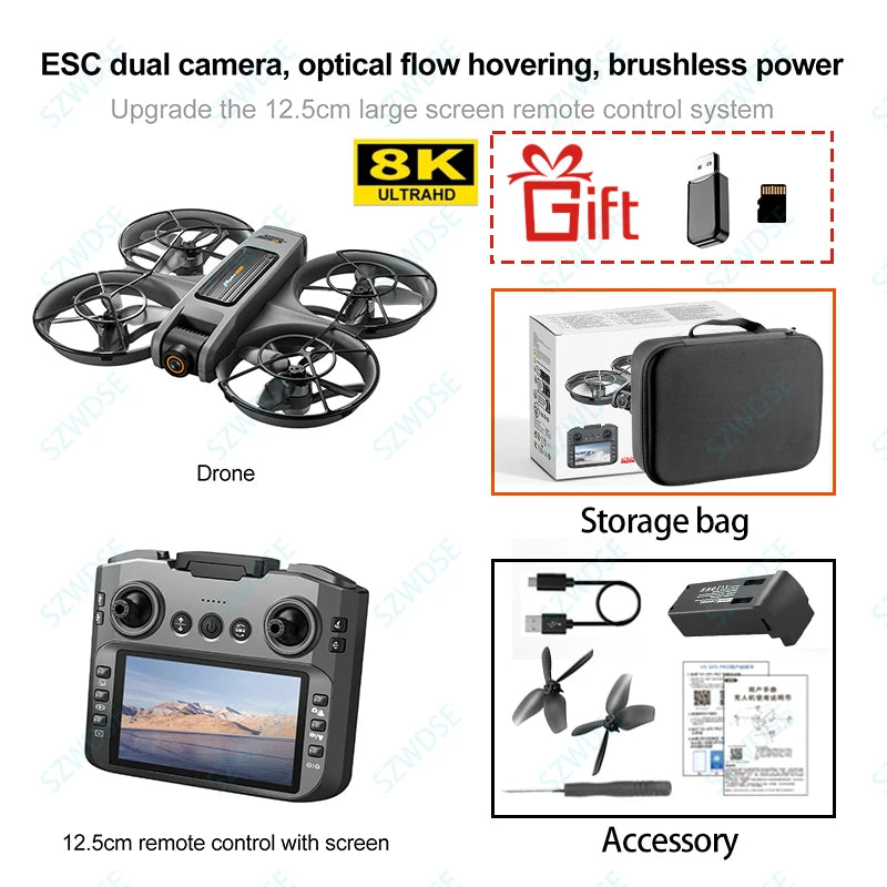 S156 RC Drone - 8K Aerial Camera, 5G WiFi and Dual-Camera Flight