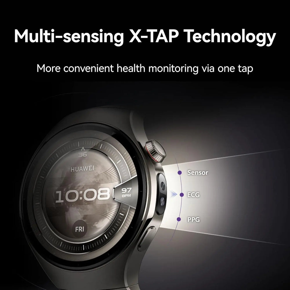 Huawei Watch 5 eSIM Smartwatch - Health Tracking and Blood Oxygen Monitoring