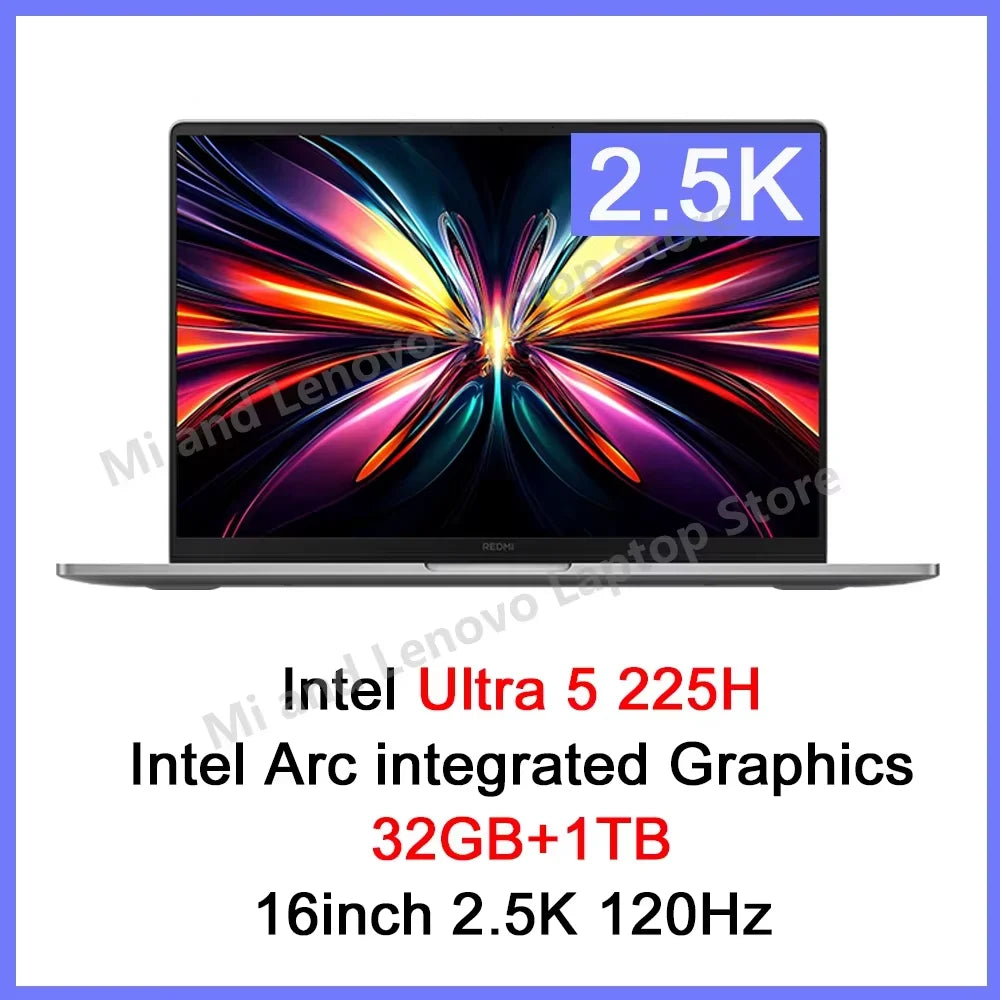 REDMI Book Pro 16 2025 Laptop - Intel Core Ultra, 2.5K Display and 32GB RAM