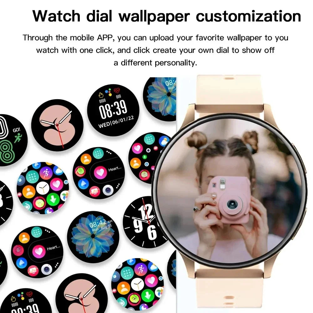 DIXSG Smart Watch - 1.28" HD display, Bluetooth calling, heart rate tracking