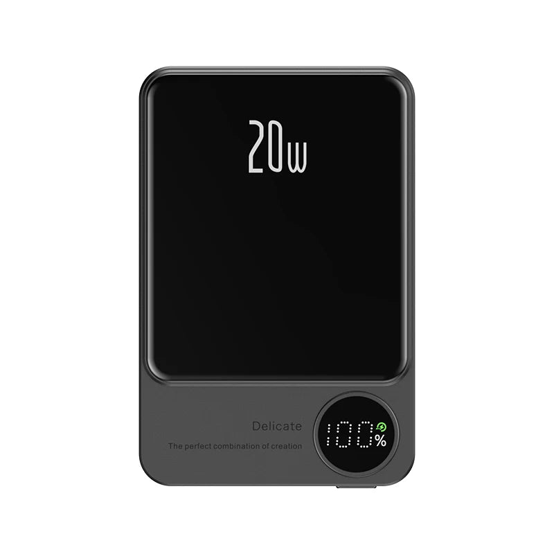 Portable 10000mAh Power Bank - 10000mAh capacity, 20W fast charge