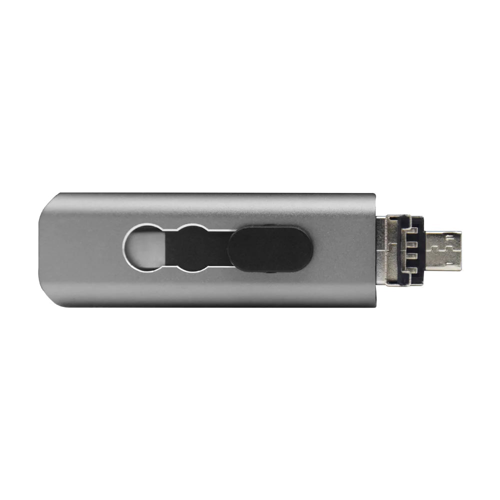 3-in-1 OTG USB Flash Drive - Type-C, Micro USB and USB Storage
