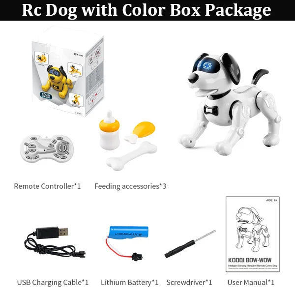 JJRC Smart RC Robot Dog - Talking, Dancing Interactive Toy