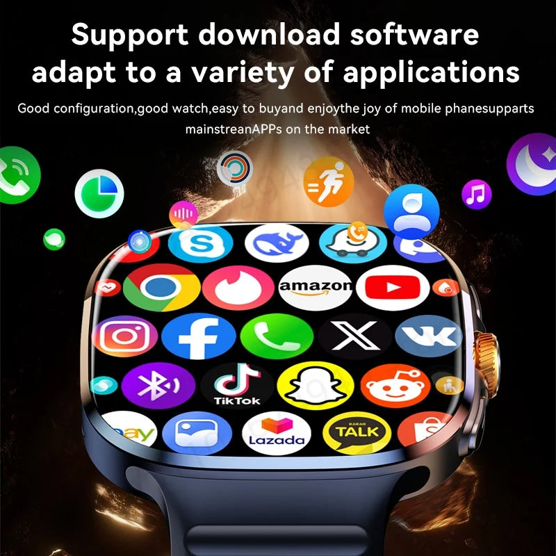 M99 AMOLED Smartwatch - 2.4" Display, Camera, WiFi, GPS and NFC