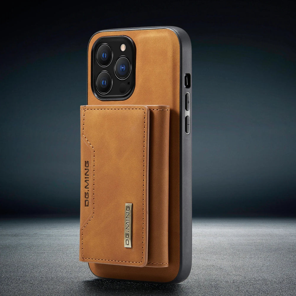 Wallet Phone Case for iPhone - magnetic hold, wallet card slots
