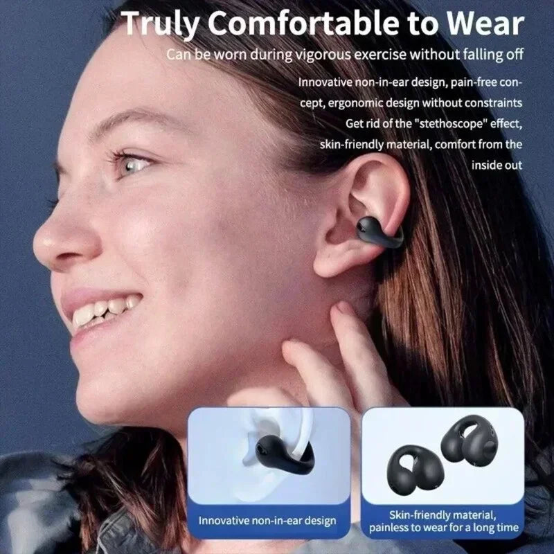 Original T75 Bone Conduction Earbuds - Bluetooth 5.1, Yes ANC and 3 H playtime