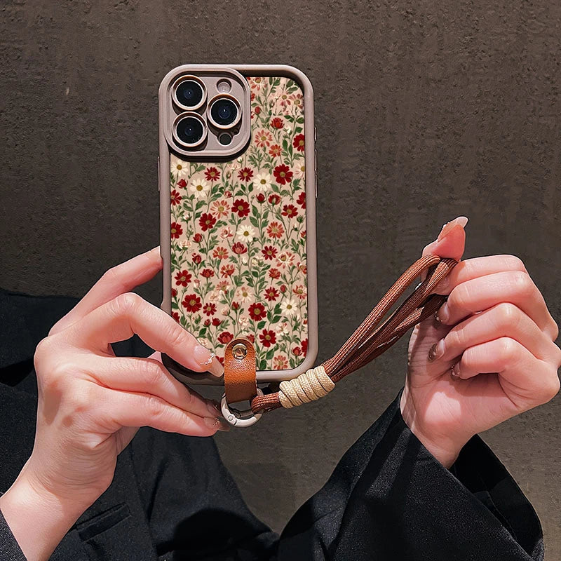 Protective Phone Case for iPhone - crossbody strap