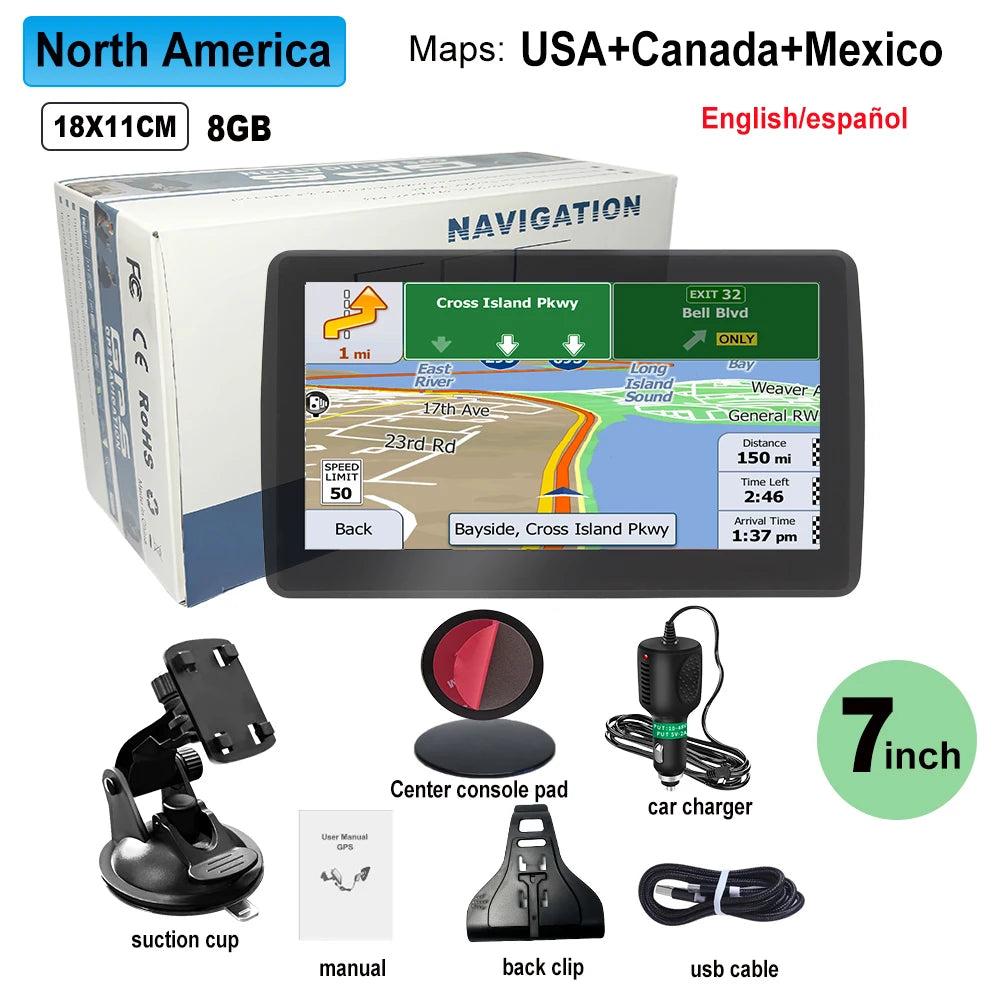 7 Inch GPS Navigator - 7" screen