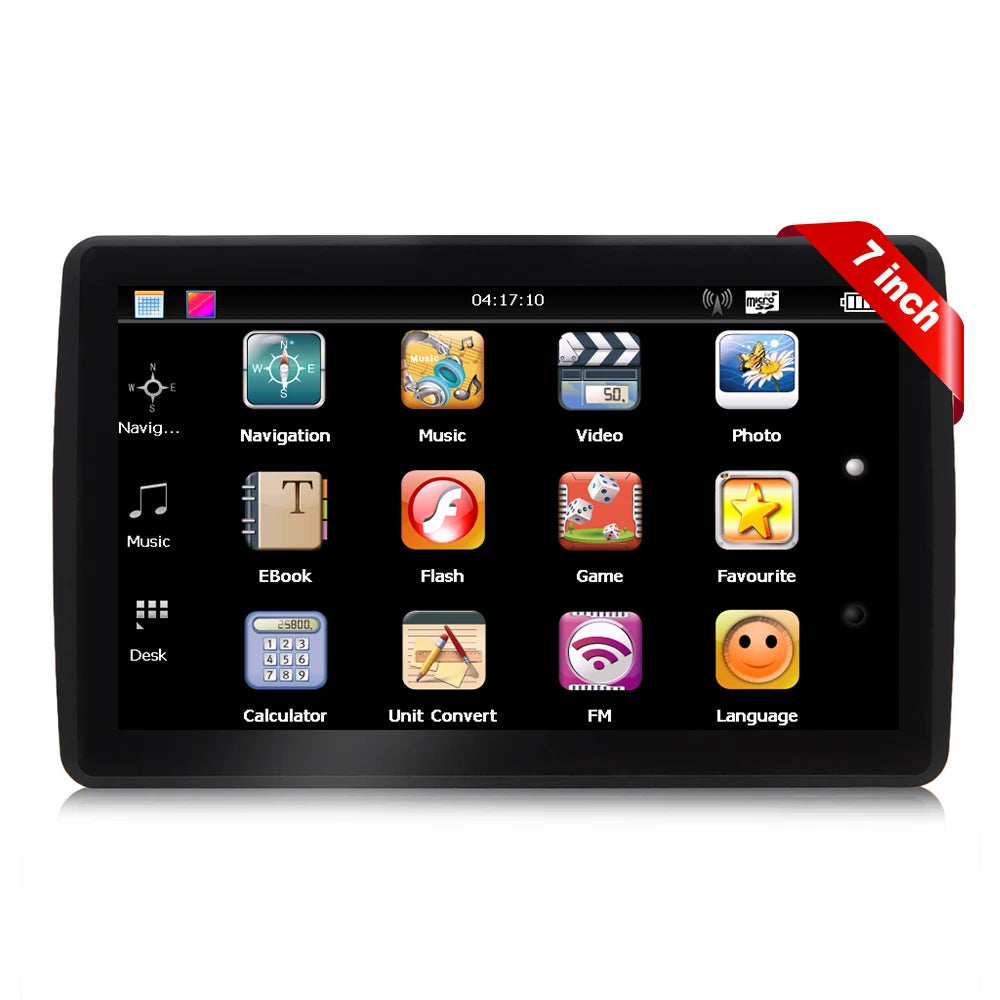 7 Inch GPS Navigator - 7" screen