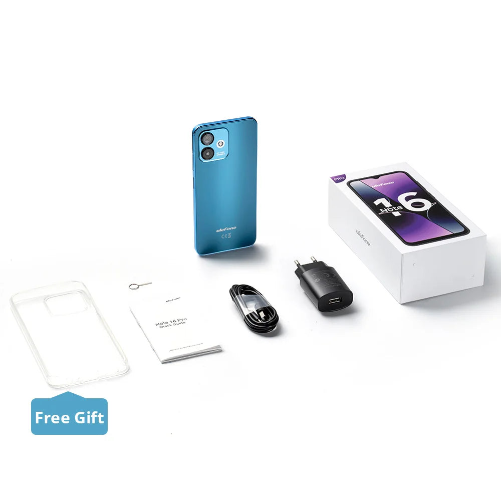 Ulefone Note 16 Pro 4G - 6.52" display 60 Hz, 8MP camera