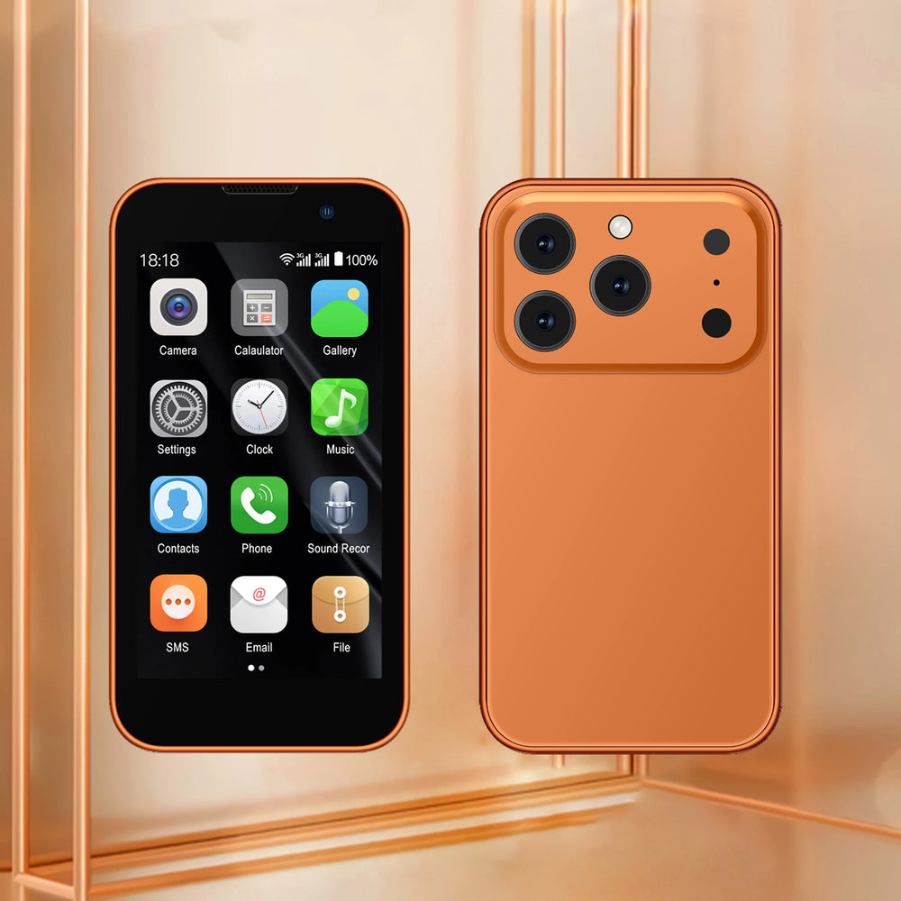 SERVO Mini Smartphone - 3.0" Display, Face Unlock and Pocket-Size Design