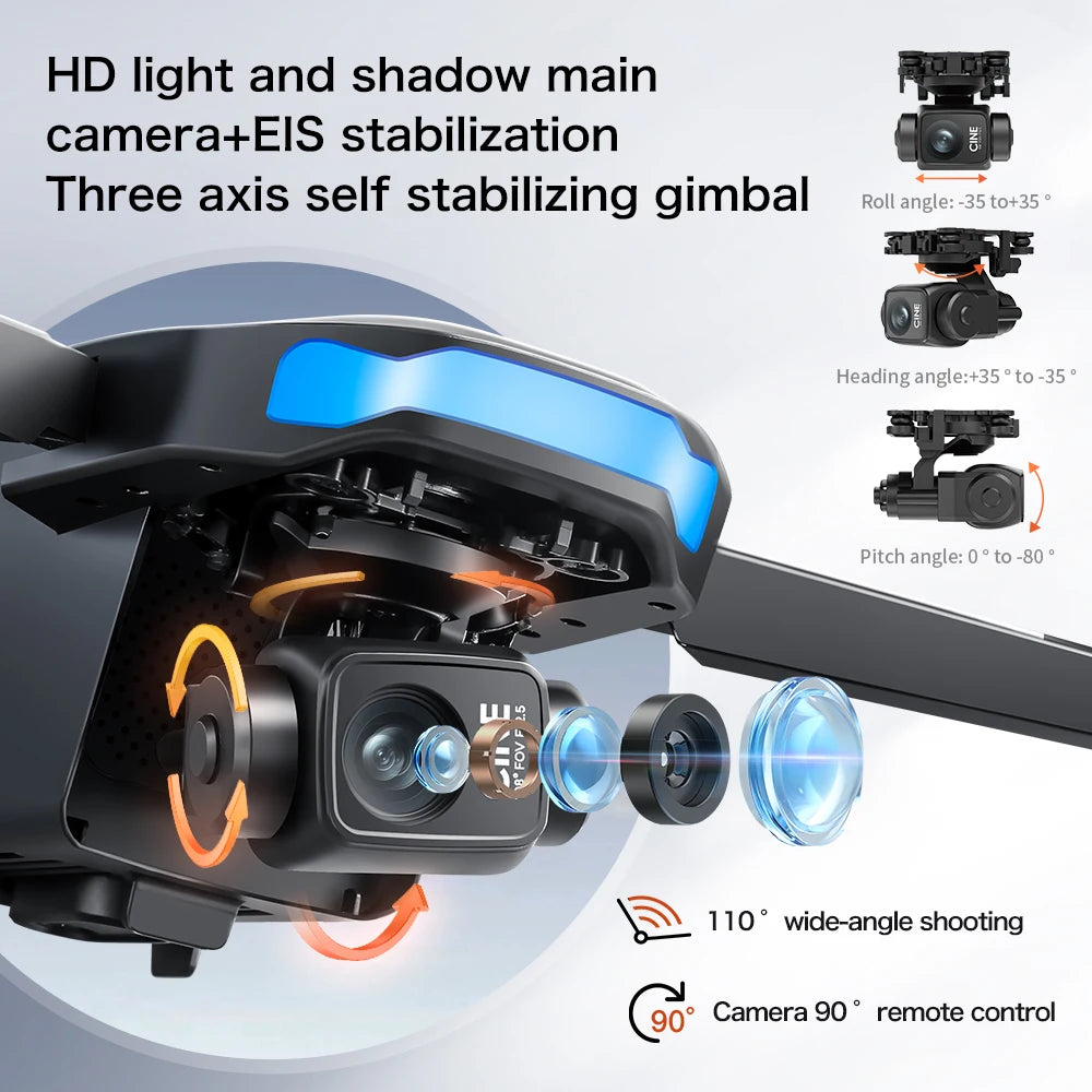 S-X1 MAX 4K Professional Drone - 4K camera, GPS control and gimbal stabilization