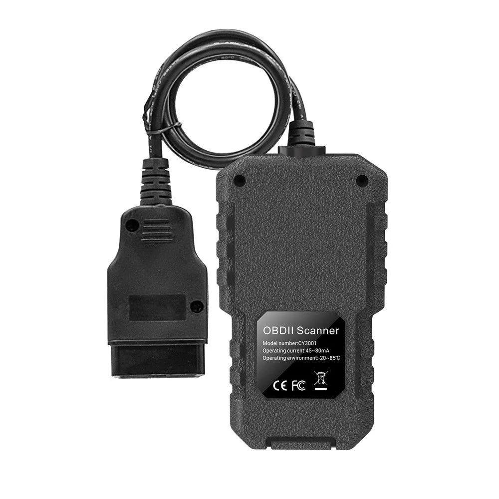 CY3001 Car OBD2 Scanner - Diagnostic Code Reader and Voltage Tester