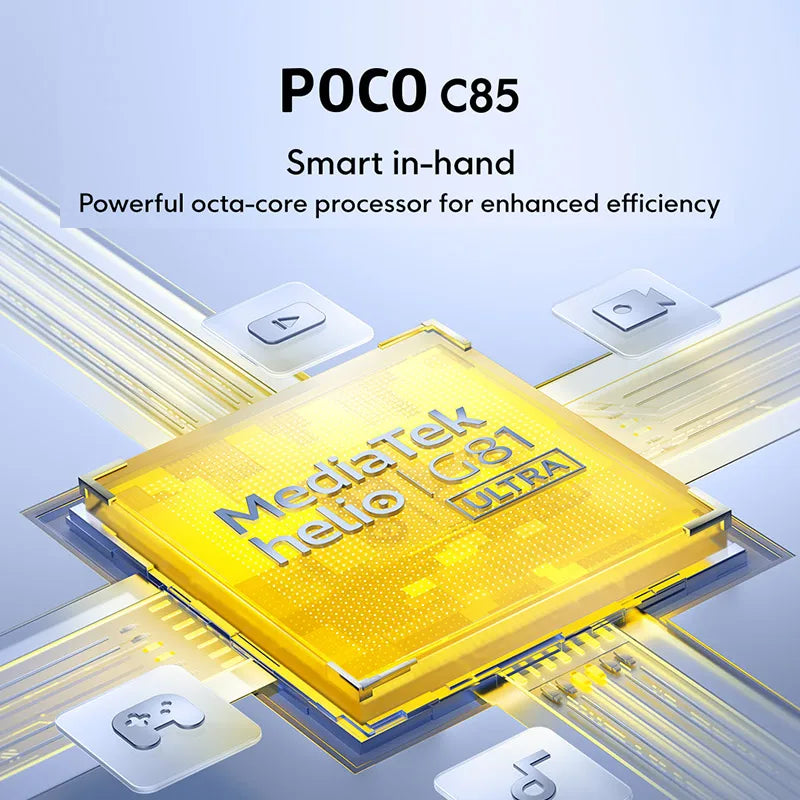 POCO C85 Global Version - 6.9" display, 50MP camera and 6000MAH battery