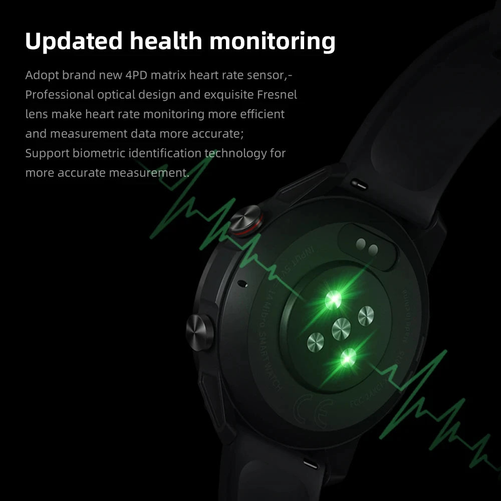 Mibro A2 Smartwatch - 1.39" HD Fitness Watch with 2ATM Water Resistance