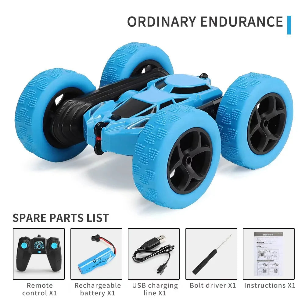 Double-Sided RC Stunt Car - 4WD Flipping Action Toy