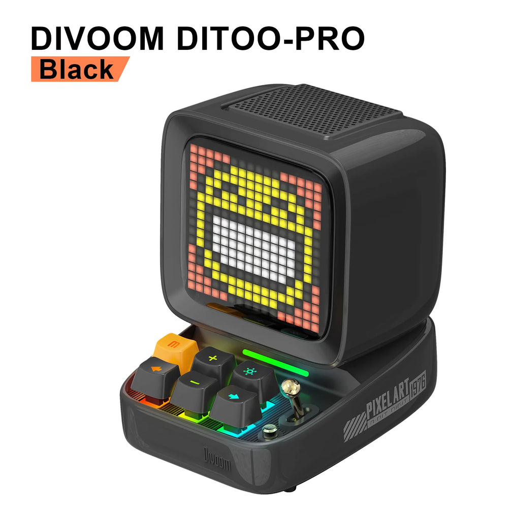 Divoom Ditoo-Pro Bluetooth Speaker - Pixel Art LED Alarm Clock