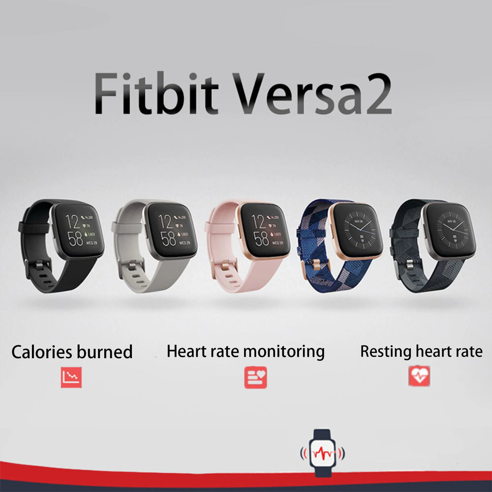 Fitbit Versa 2 Smartwatch - Heart Rate, Music and Sleep Tracking
