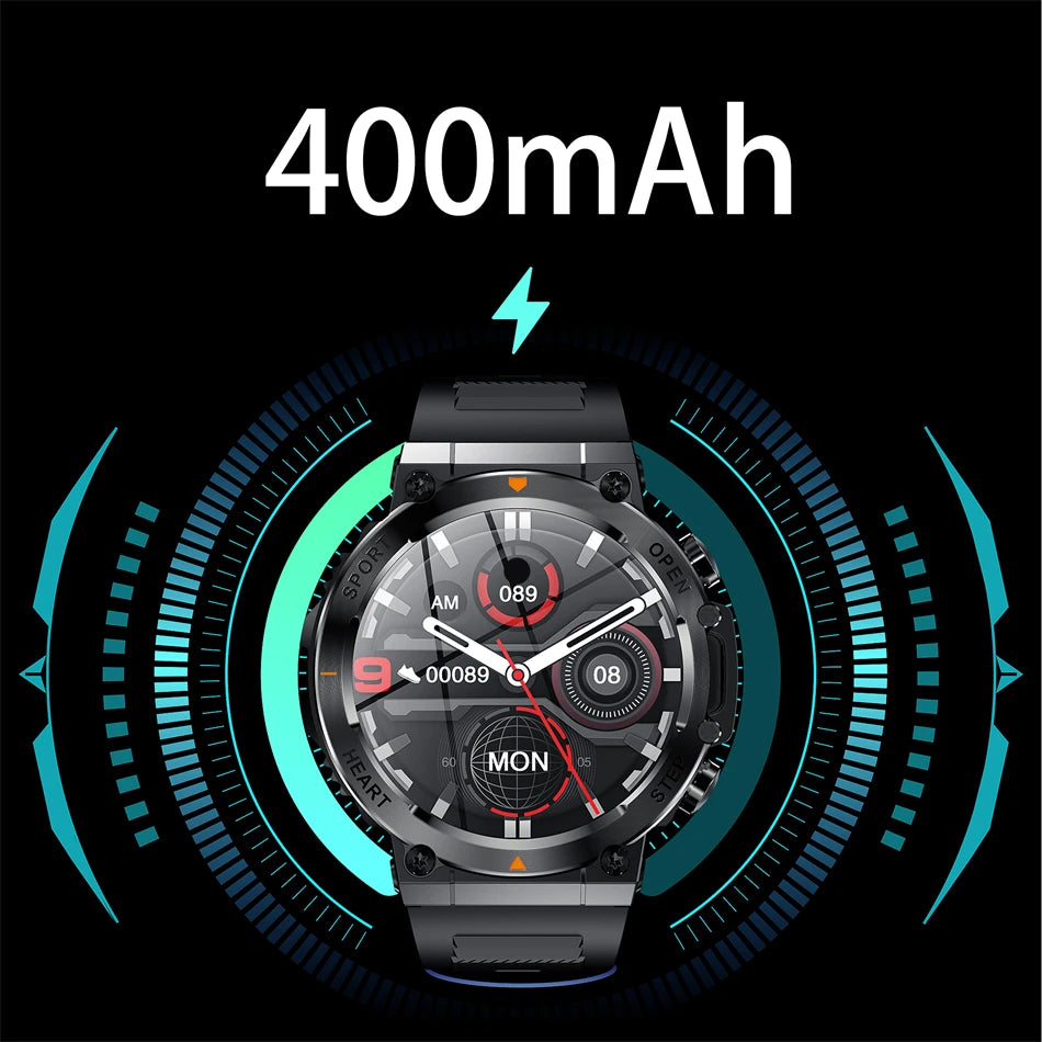 DAORKOW Smart Watch - 1.39" HD display, Bluetooth calling, heart rate tracking