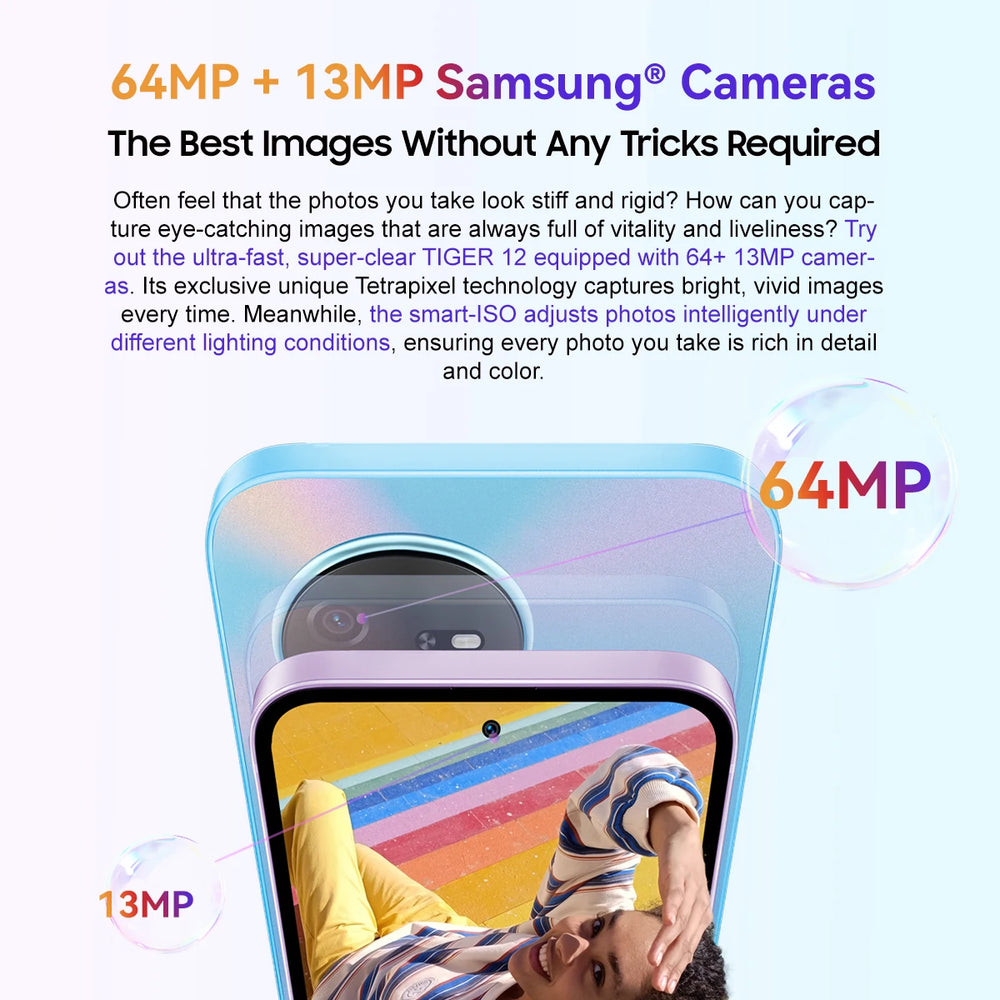 Blackview OSCAL TIGER 12 - 6.78" display, 64MP camera and 5000 battery