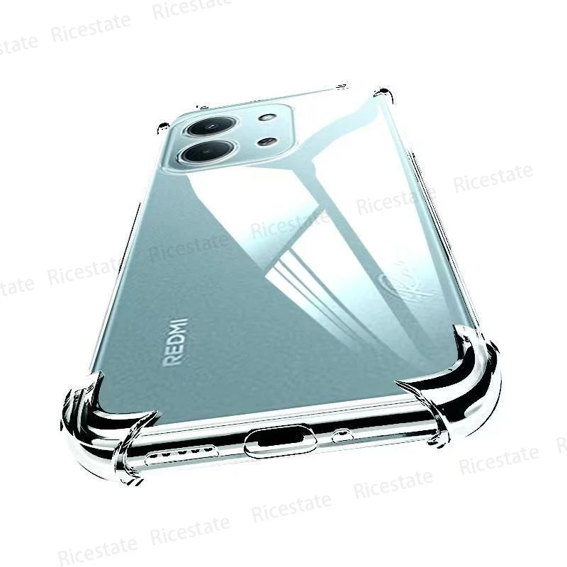 Protective Phone Case for Xiaomi Redmi - shockproof TPU, clear slim fit