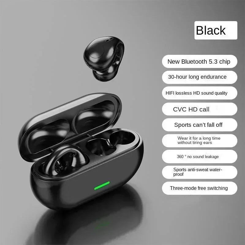 Original T75 Bone Conduction Earbuds - Bluetooth 5.1, Yes ANC and 3 H playtime