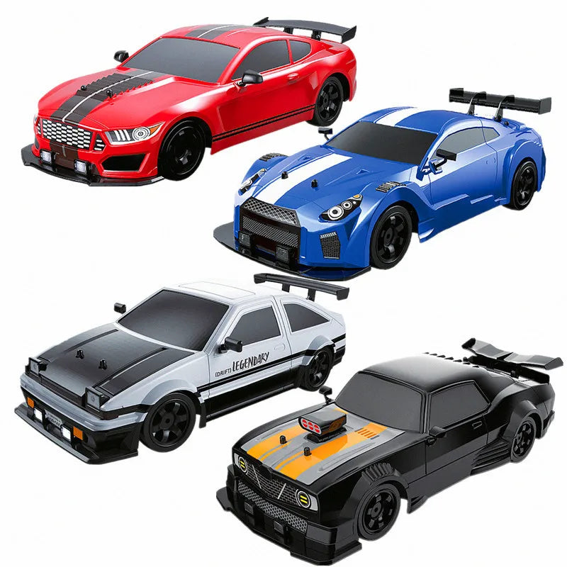 4WD RC Drift Car - High-Speed Stunt Vehicle with Lights