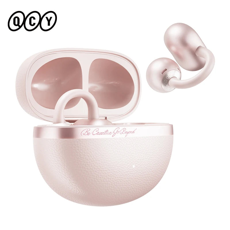 QCY Crossky C50 Open Ear Earbuds - Bluetooth Other, 35 playtime and open-ear comfort