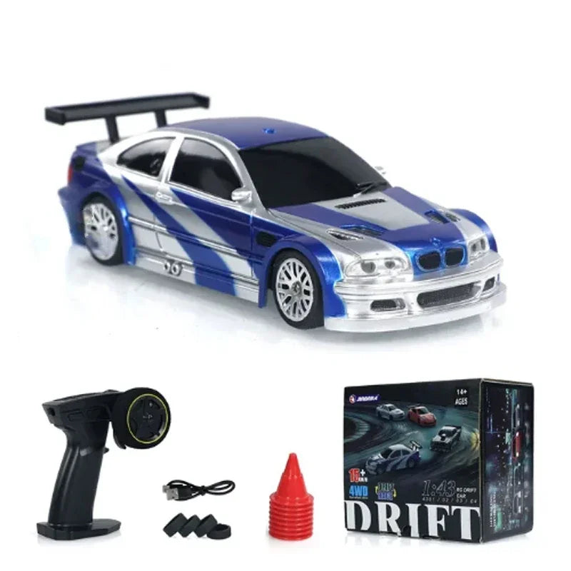 Mini RC Drift Car - 1/43 4WD High-Speed Racing Model