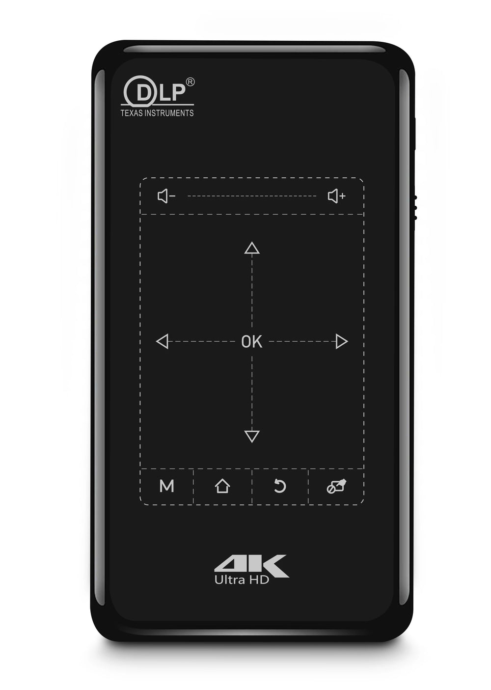 XIAOQIAODZ Projector - 720P support, Android 9.0, WiFi streaming