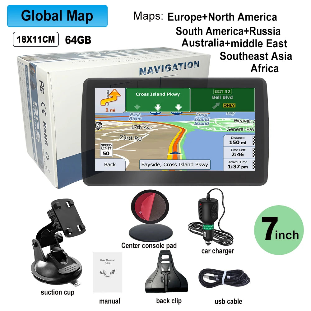 7 Inch GPS Navigator - 7" screen
