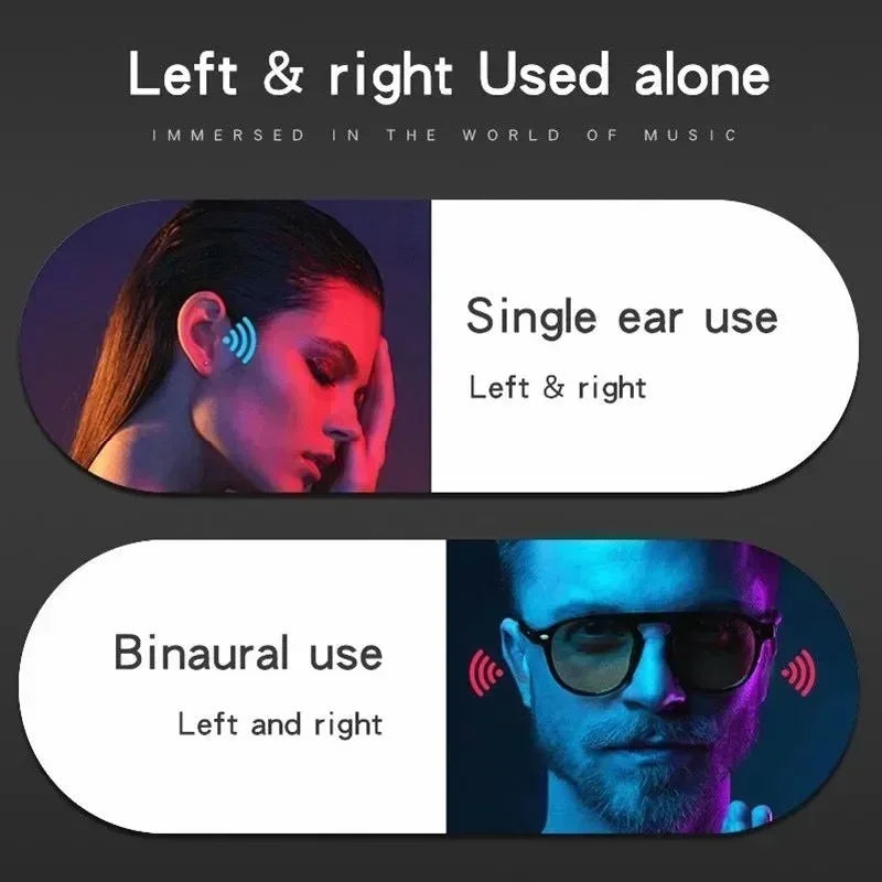 Original T75 Bone Conduction Earbuds - Bluetooth 5.1, Yes ANC and 3 H playtime