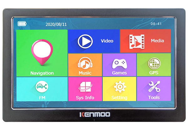7 Inch HD GPS Navigator - 7" screen and 2026 Maps