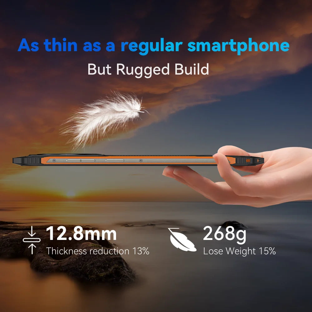 Cubot King Kong ES Smartphone - 6.56 inch display 90 Hz, 16MP camera