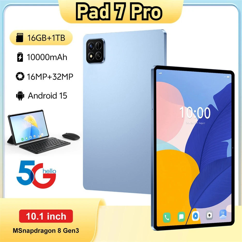 Tablet Protective Case - 10.1" Shock-Absorbing Silicone Cover