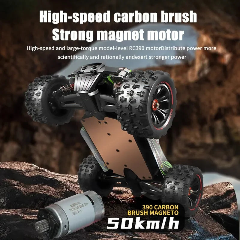 4WD RC Drift Car - High-Speed Stunt Vehicle with Lights