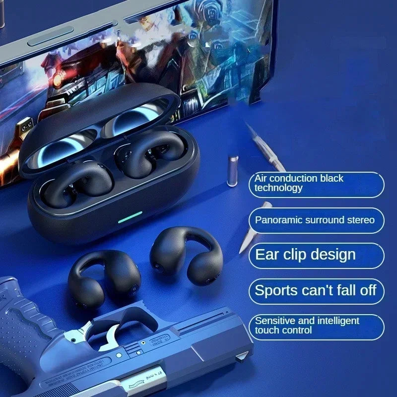 Original T75 Bone Conduction Earbuds - Bluetooth 5.1, Yes ANC and 3 H playtime