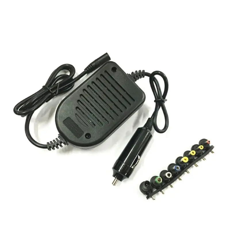 80W Universal Car Laptop Charger - DC Power Adapter Set for Notebooks