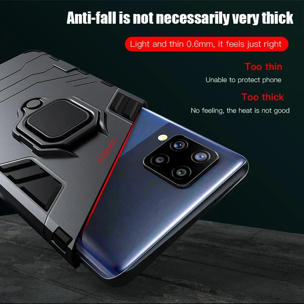 Protective Phone Case for Samsung Galaxy - magnetic hold, shockproof TPU