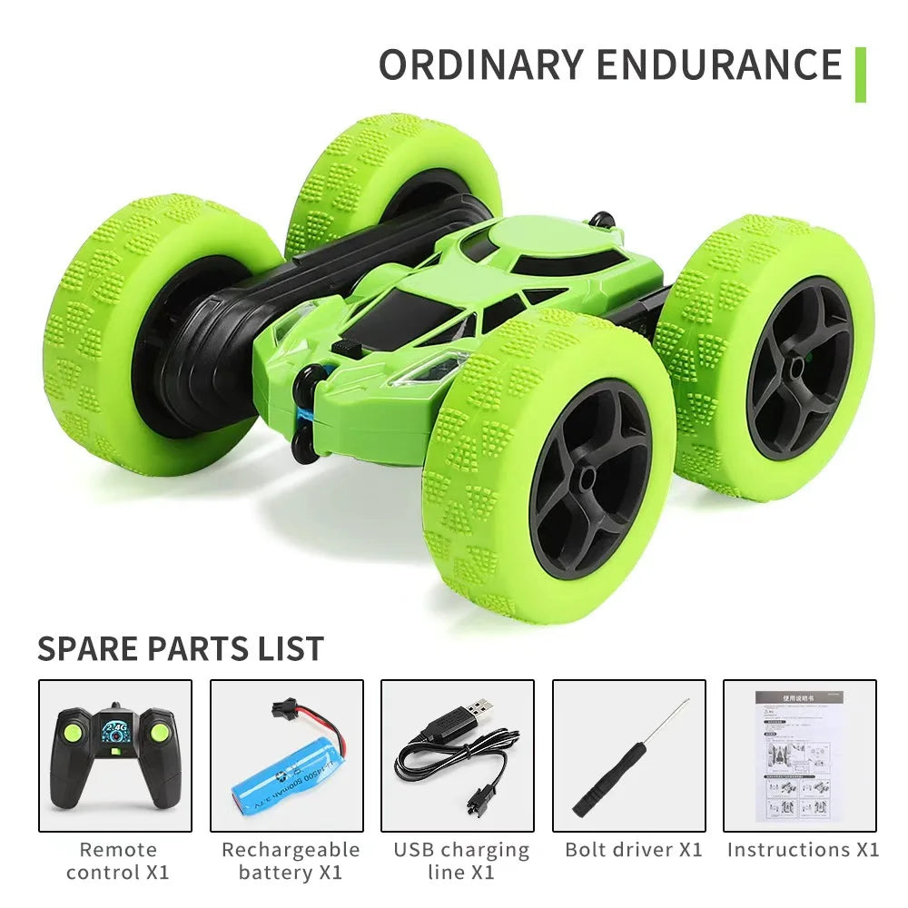 Double-Sided RC Stunt Car - 4WD Flipping Action Toy