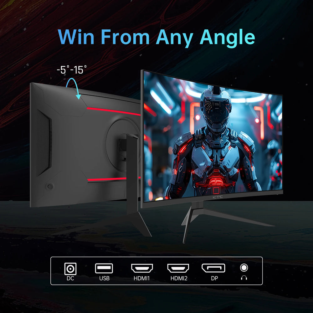 KTC 32" Curved Gaming Monitor - 32" display, 240 Hz refresh rate