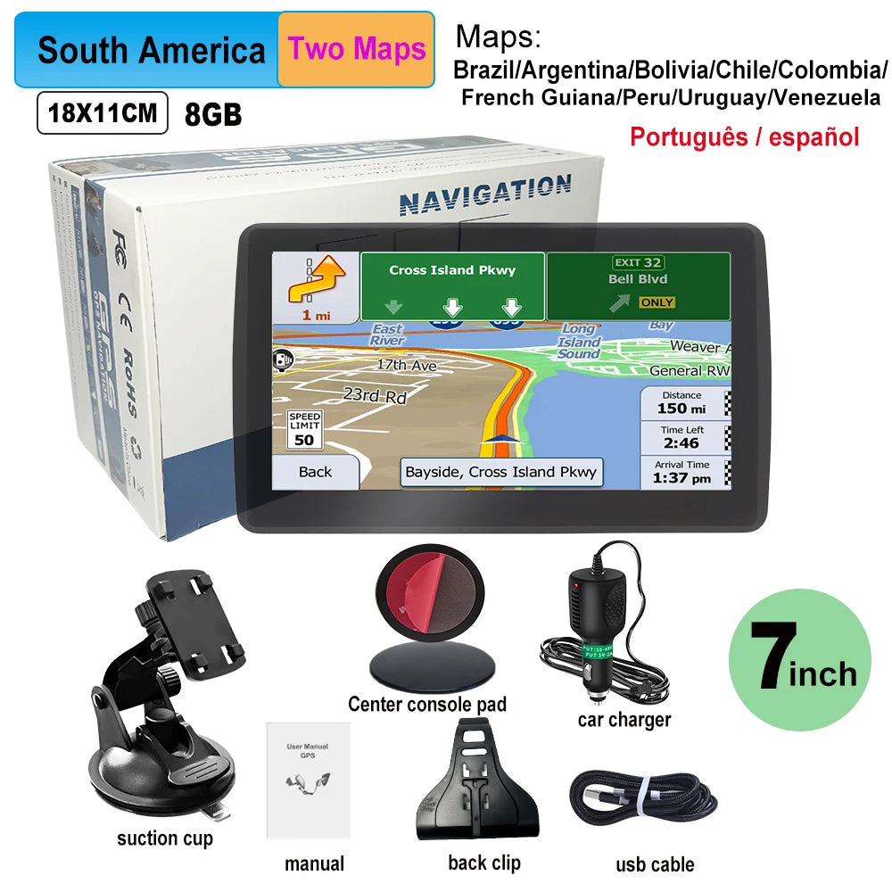 7 Inch GPS Navigator - 7" screen