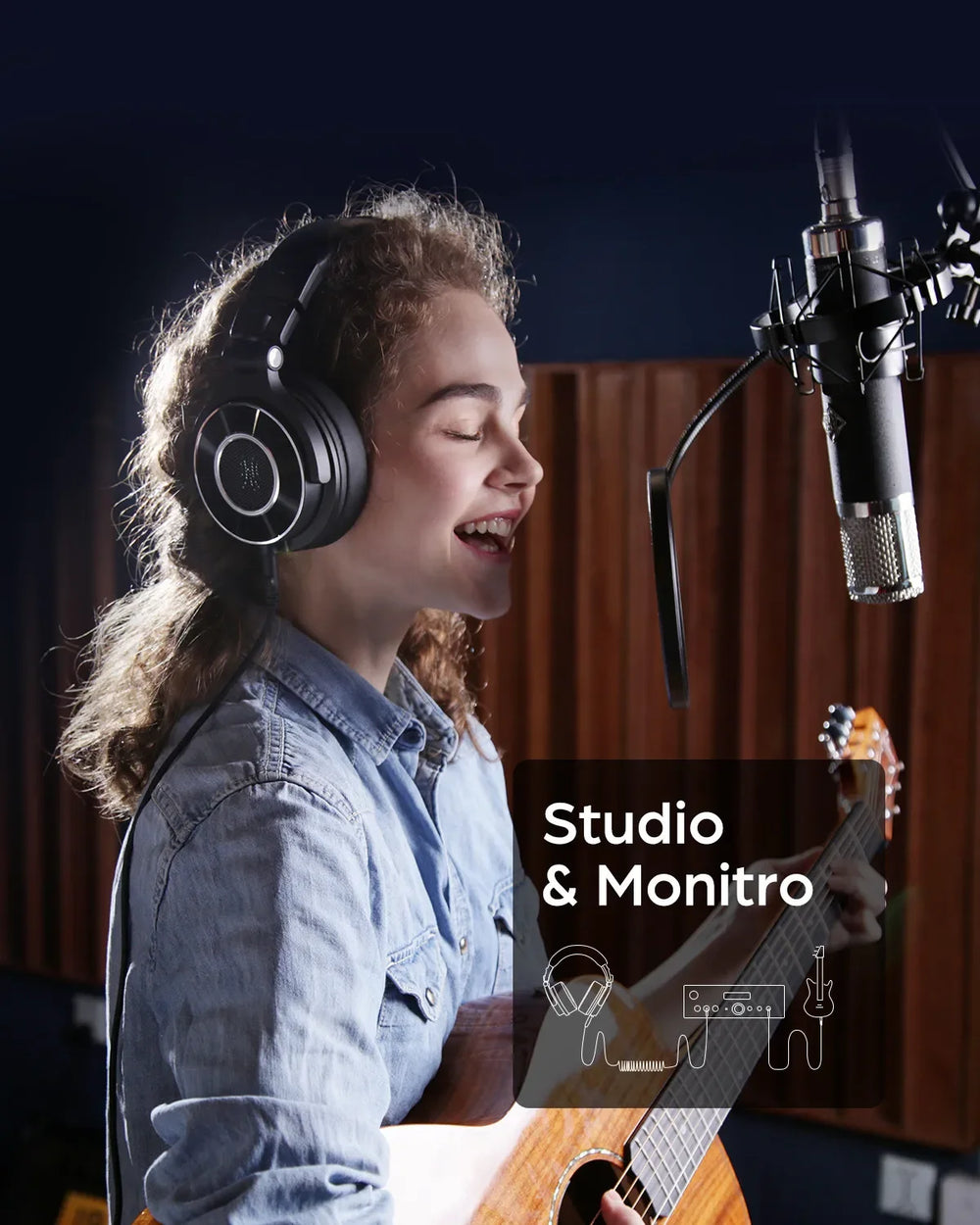 Oneodio Monitor 60 Headphones - wired sound and Hi-Res audio