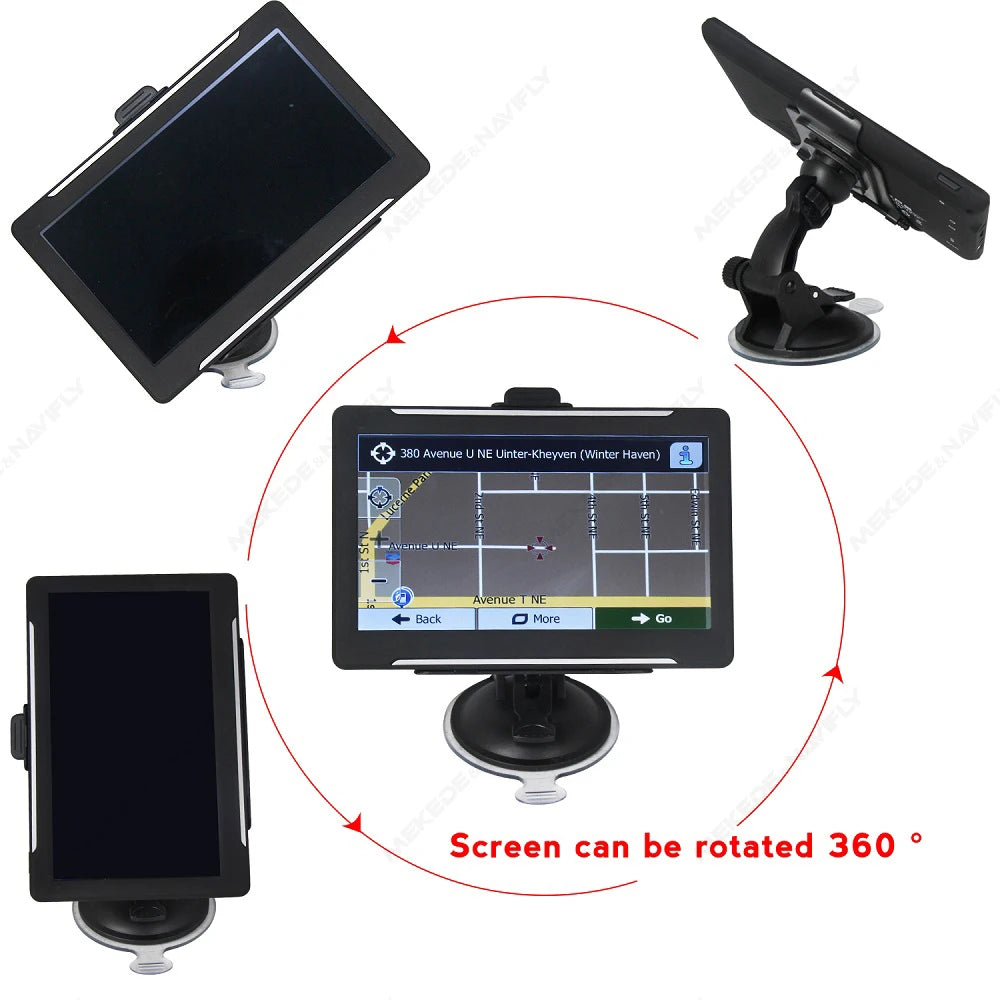 Car GPS Navigation 7" Navigator - Touch Screen, Europe Maps and TF Support