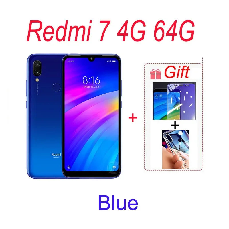 Xiaomi Redmi 7 Smartphone - 6.81" display, 8MP camera