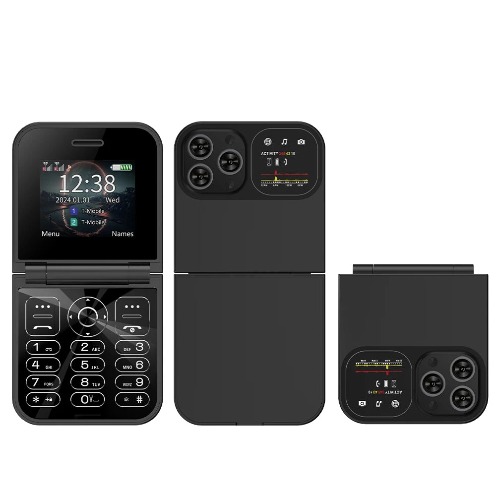 SERVO F15 Mini Flip Phone - 2.0" display, None Front Camera camera