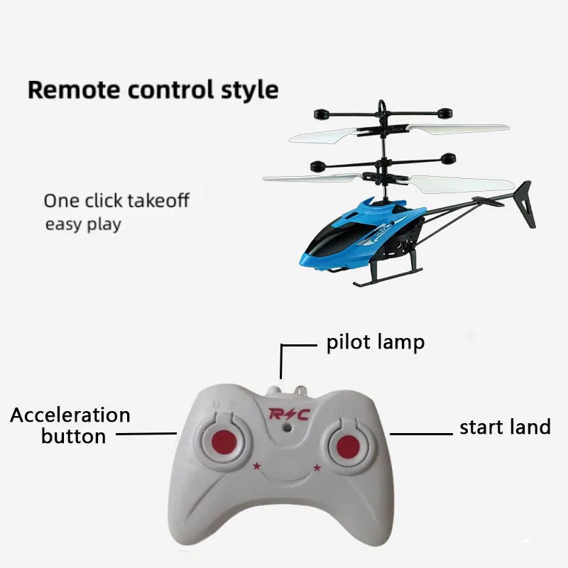 Gesture Control RC Helicopter - Infrared Flying Toy